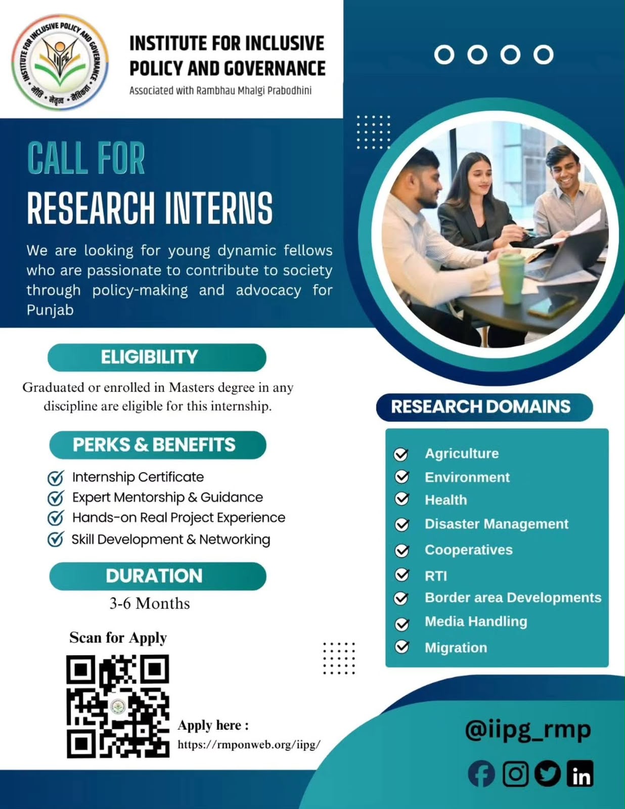 IIPG Research Internship Program